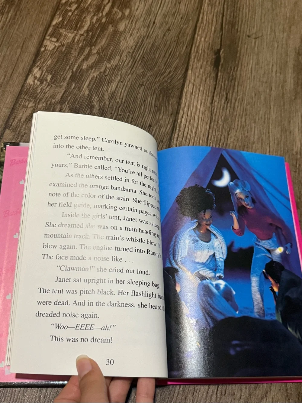 Vintage 90s Barbie & Friends Book Club Hardcover Books Lot of 2